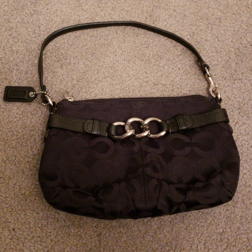 Coach medium sized wristlet/purse